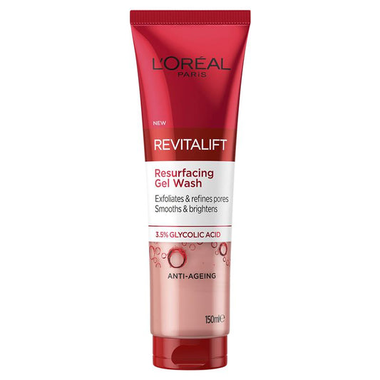 Sữa rửa mặt L'Oreal Paris Revitalift Resurfacing Glycolic Acid Gel Wash 150ml 