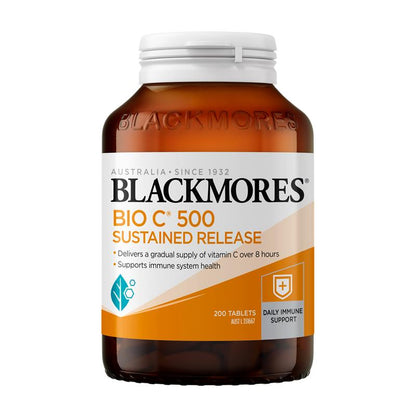 Blackmores Bio C 500毫克缓释维生素C免疫支持200片