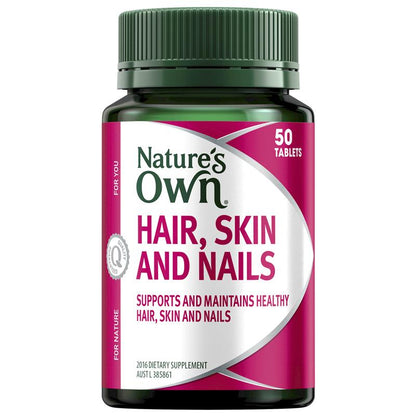 Nature's Own Hair Skin & Nails 50 Tablets