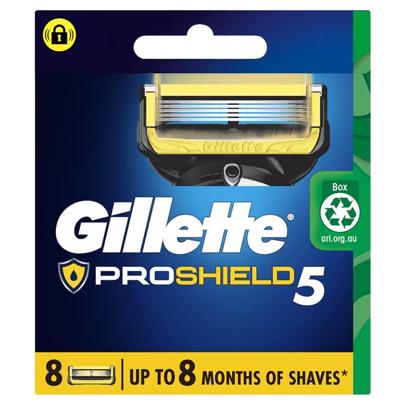 Lưỡi dao cạo râu Gillette Fusion ProShield 8 gói 
