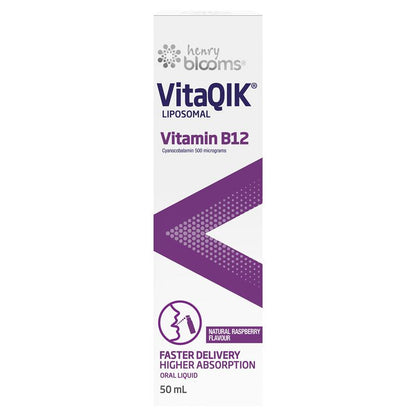 Henry Blooms VitaQIK Vitamin B12 50ml Oral Spray