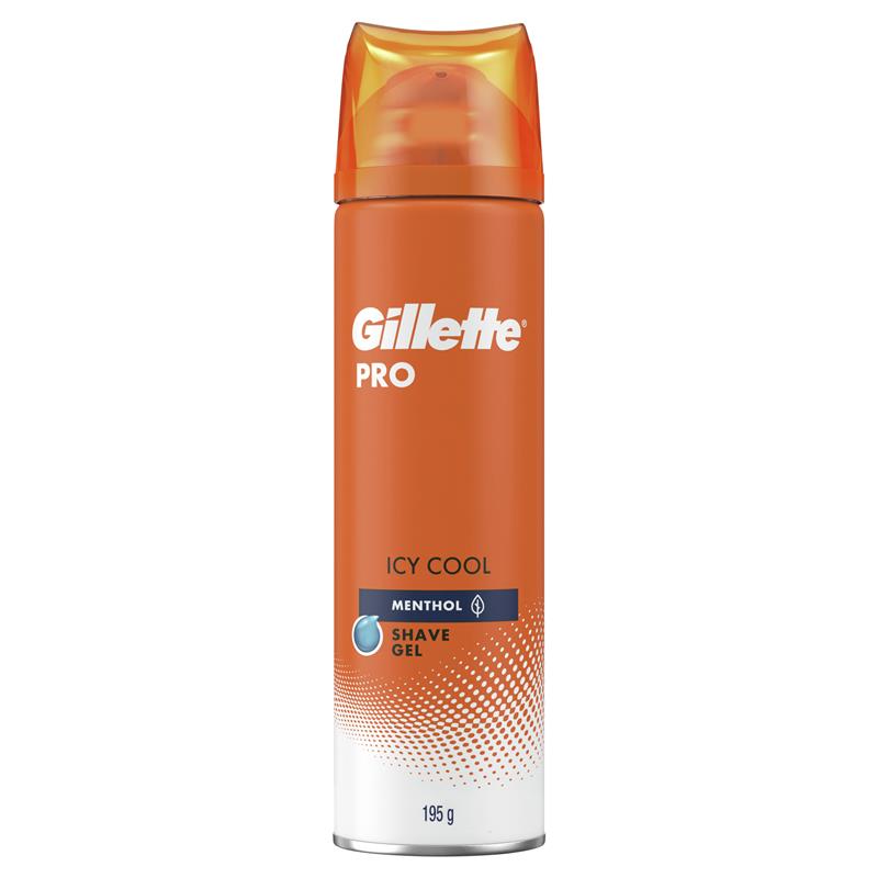 Gel cạo râu Gillette Pro Icy Cool 195g 
