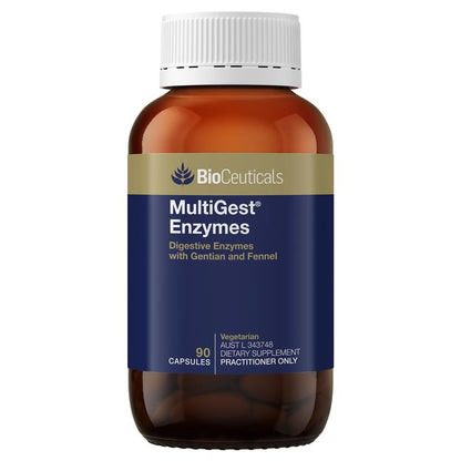 BioCeuticals MultiGest® 酶 90 粒胶囊