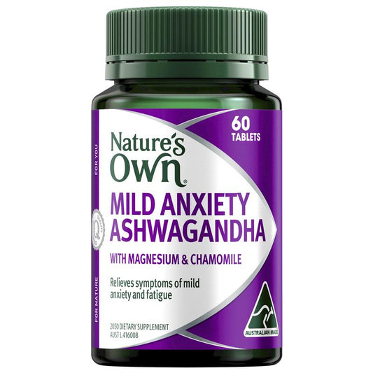 Nature's Own Mild Anxiety Ashwagandha 60 Viên 