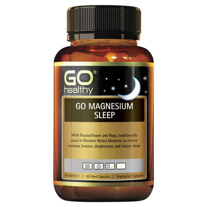 GO Healthy 镁睡眠 60 粒素食胶囊