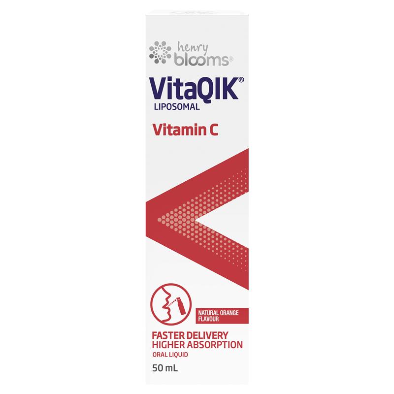 Henry Blooms VitaQIK Vitamin C dạng xịt uống 50ml 