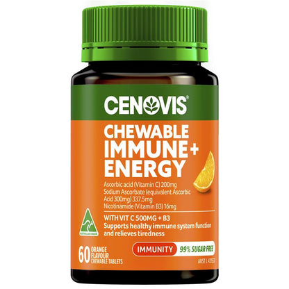 Cenovis 咀嚼片 增强免疫力和能量 60 片