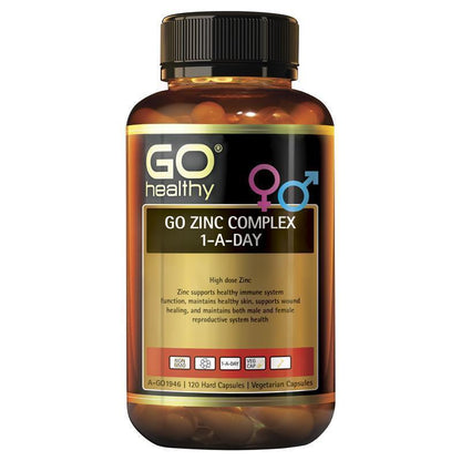 GO Healthy Zinc Complex 1 A Day 120 Viên nang thực vật 