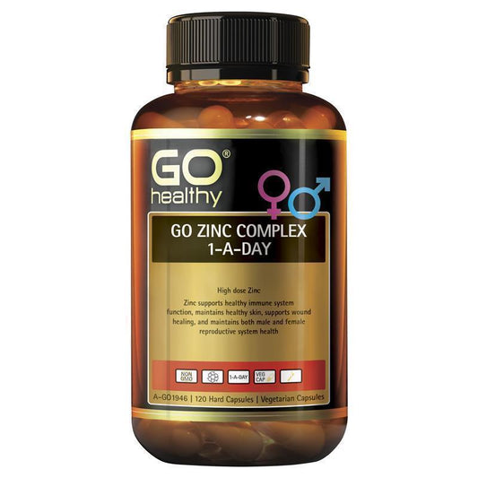 GO Healthy Zinc Complex 1 A Day 120 Vege Capsules