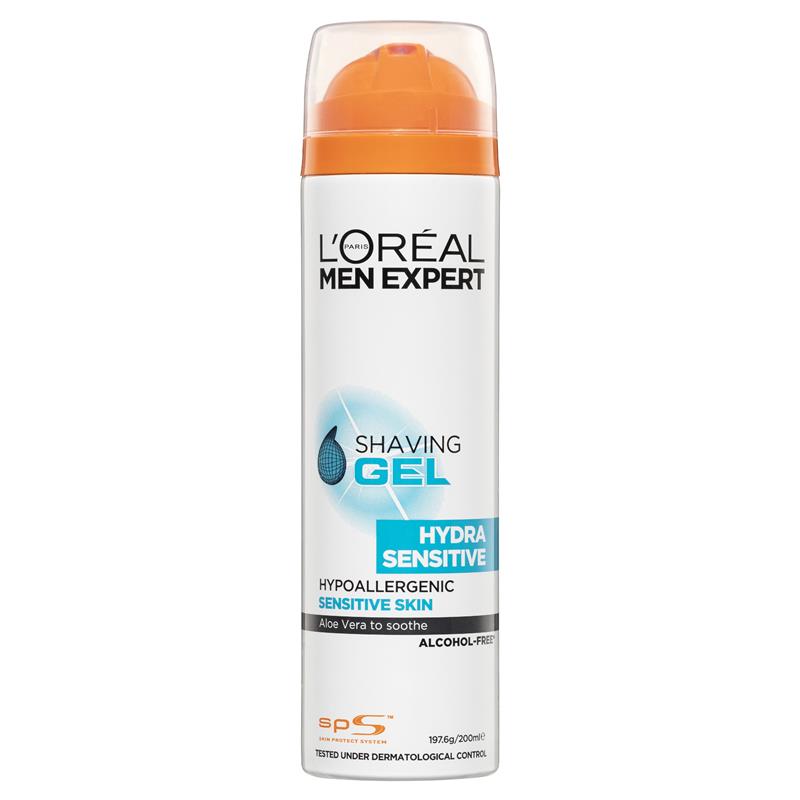 L'Oreal Men Expert Hydra Sensitive Shaving Gel 200ml