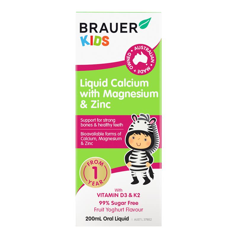 Brauer 儿童镁锌液体钙 200ml 