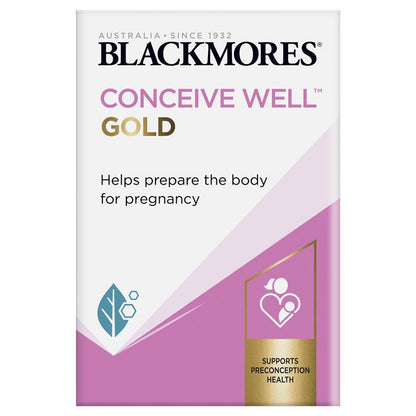 Blackmores Conceive Well Gold Preconception Vitamin 28 Tablets & 28 Capsules