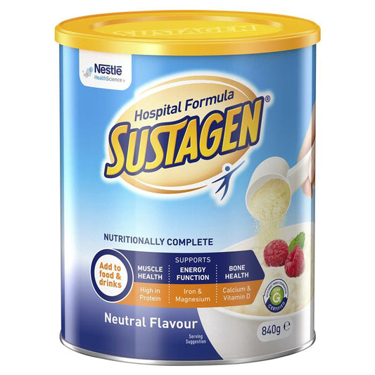 Sustagen Hospital Formula Thực phẩm bổ sung dinh dưỡng hương vị trung tính 840g 
