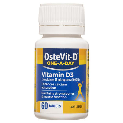OsteVit-D Vitamin D3 One-A-Day 60 Tablets