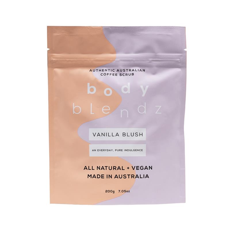 Body Blendz 身体咖啡磨砂膏香草腮红 200g 