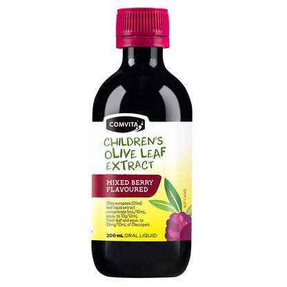 Comvita Olive Leaf Extract Children's Mixed Berry 200mL