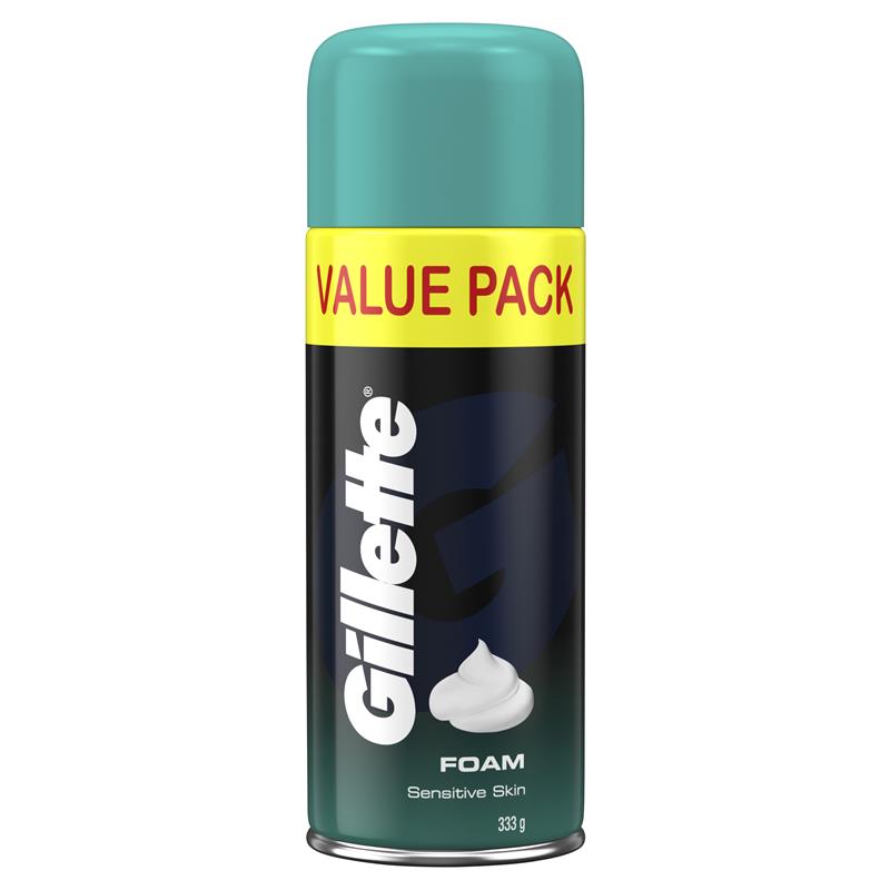 Bọt cạo râu Gillette dành cho da nhạy cảm Gói giá trị 333g 