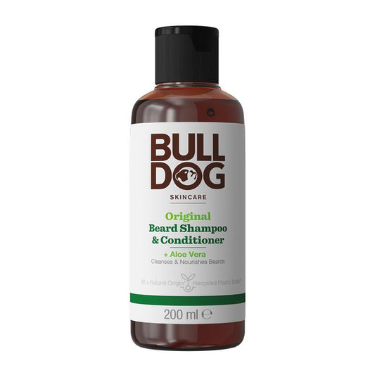 Bulldog Skincare 男士原装胡须洗发水和护发素 200ml 