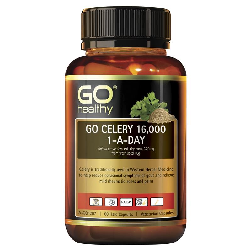 GO Healthy 芹菜 16000 毫克 60 粒素食胶囊