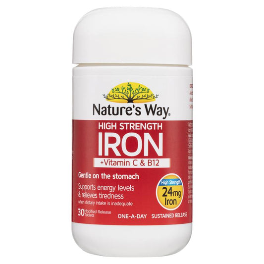 Nature's Way High Strength Iron 30 Viên 