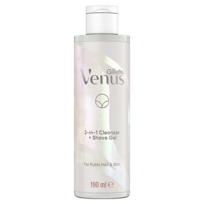 Gel cạo râu và làm sạch lông mu 2 trong 1 Gillette Venus for Pubic Hair &amp; Skin 190ml 