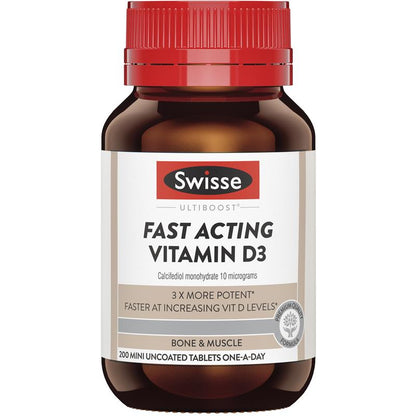 Swisse 速效维生素 D3 200 片