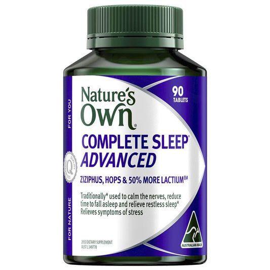 Nature's Own Complete Sleep Advance 90 Viên Kích thước độc quyền 