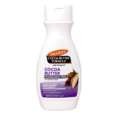 Sữa dưỡng thể không mùi hương/bơ ca cao Palmer's với Vitamin E 250ml 
