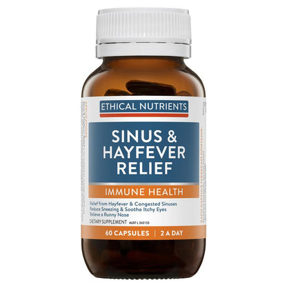 Viên uống Ethical Nutrients Sinus &amp; Hayfever Relief 60 viên 