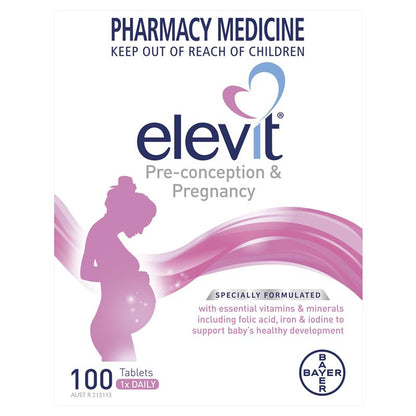 Elevit Pre-conception &amp; Pregnancy 100 Viên 
