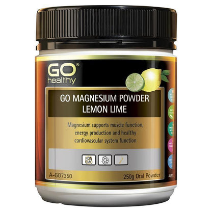 Bột Magie GO Healthy vị Chanh 250g 
