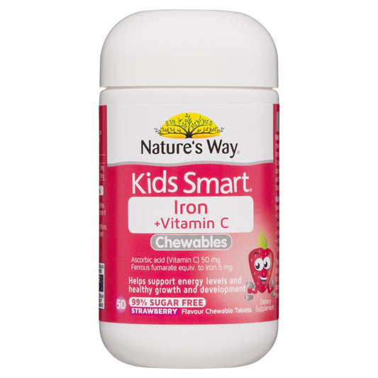 Viên nhai Nature's Way Kids Smart Iron 50 viên 