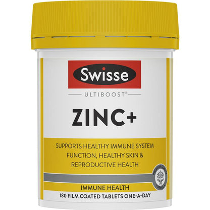 Swisse Zinc+ 180 片 独家尺寸