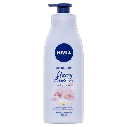 NIVEA Oil in Lotion Cherry Blossom Body Lotion 400ml