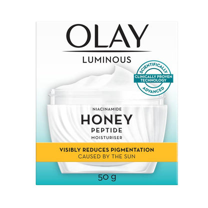 Olay Luminous Niacinamide Honey Peptide Moisturiser 50g