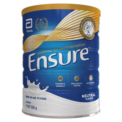 Sữa bột Ensure trung tính 850g 