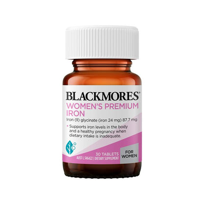 Blackmores Women's Premium Iron Energy Support 30 viên 