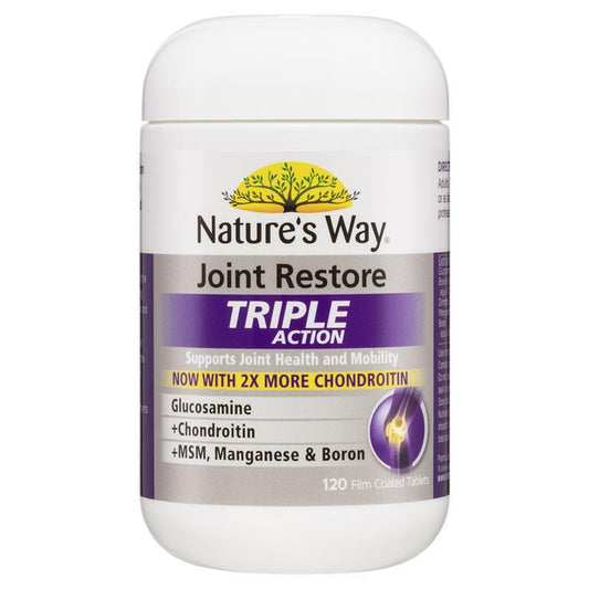 Viên uống bổ sung xương khớp Nature's Way Joint Restore Triple Action 120 viên 