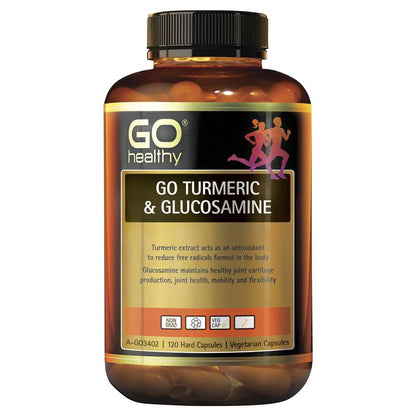 Viên nang thực vật GO Healthy Turmeric &amp; Glucosamine 120 viên 