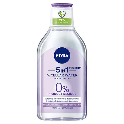 Nước tẩy trang NIVEA Daily Essentials Sensitive Caring Micellar Water 400ml 