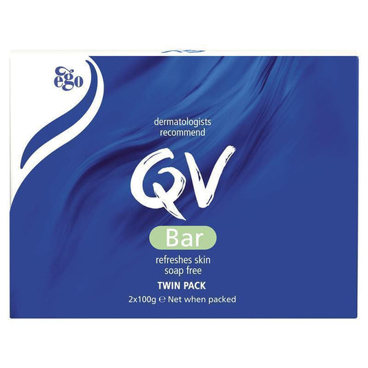 Thanh xà phòng rửa mặt QV Wash Cleansing Bar 100G gói đôi 