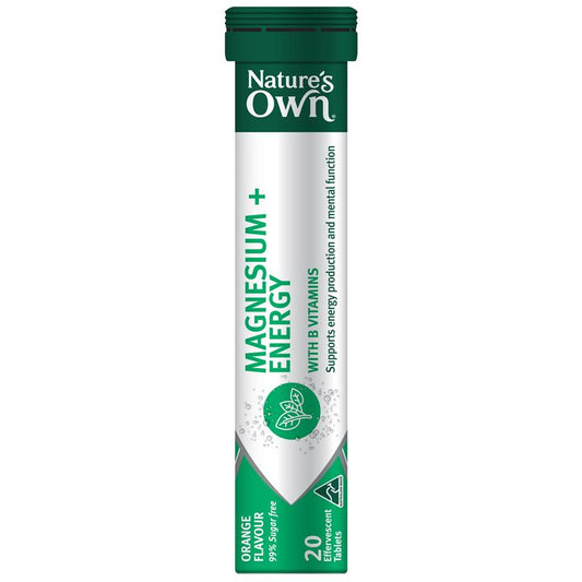Viên sủi bổ sung Magiê + Năng lượng Nature's Own 20 viên 