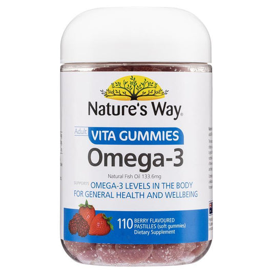 Kẹo dẻo Nature's Way Adult Vita Gummies Omega 110 