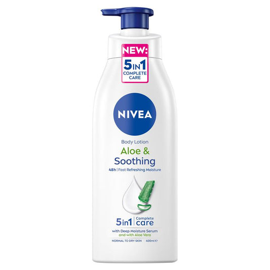 NIVEA Aloe Vera Body Lotion Moisturiser 48H 400ml