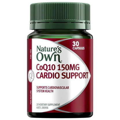 Nature's Own CoQ10 Cardio Support 150mg 30 Capsules