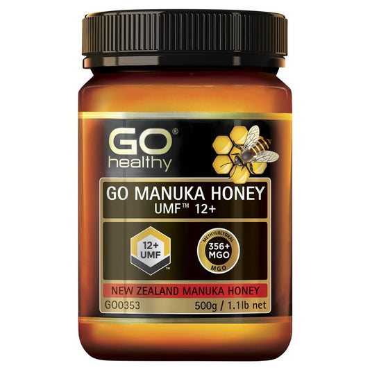 GO Healthy Manuka Honey UMF 12+ (MGO 350+) 500gm