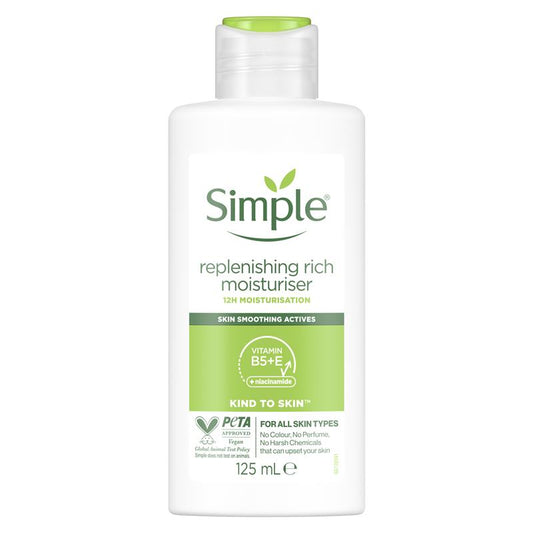 Simple Kind To Skin Rich Moisturiser Replenishing 125ml