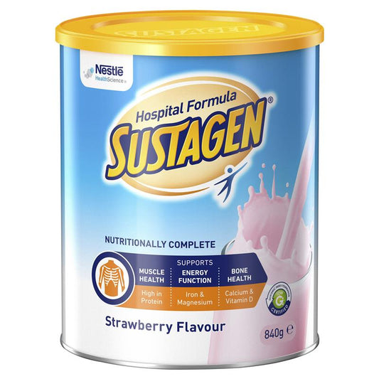Thực phẩm bổ sung dinh dưỡng Sustagen Hospital Formula hương dâu tây 840g 