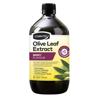 Comvita Olive Leaf Extract Mixed Berry 1 Litre