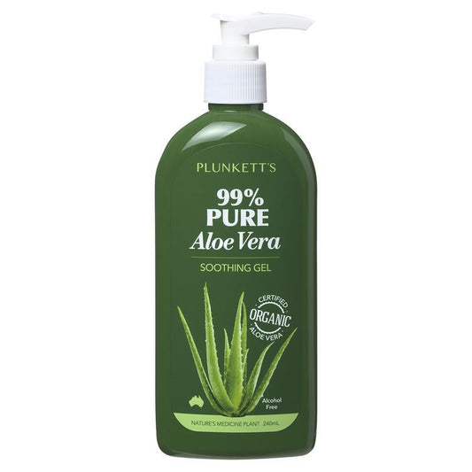 Gel làm dịu da lô hội nguyên chất 99% Plunketts 240ml 